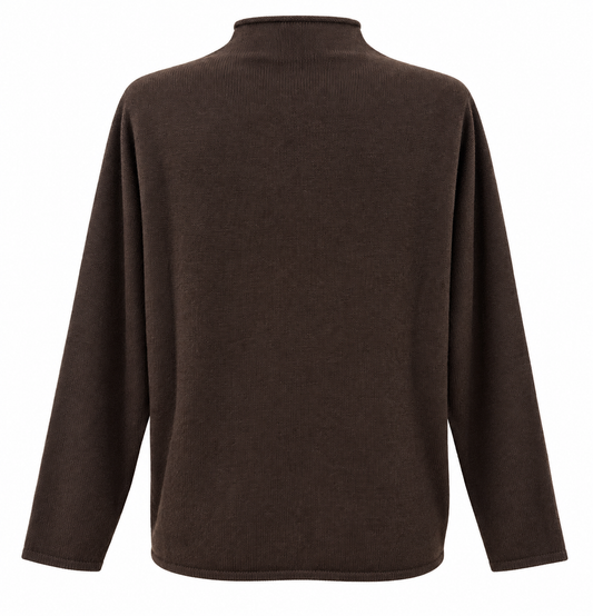 Maglioncino in lana vergine e cashmere