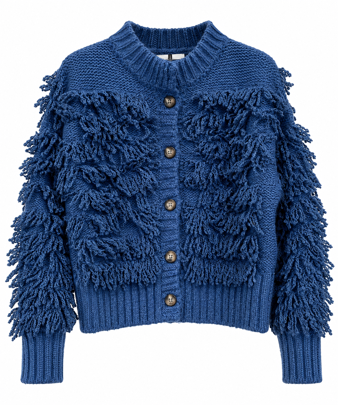 Cardigan Bomber frangiato