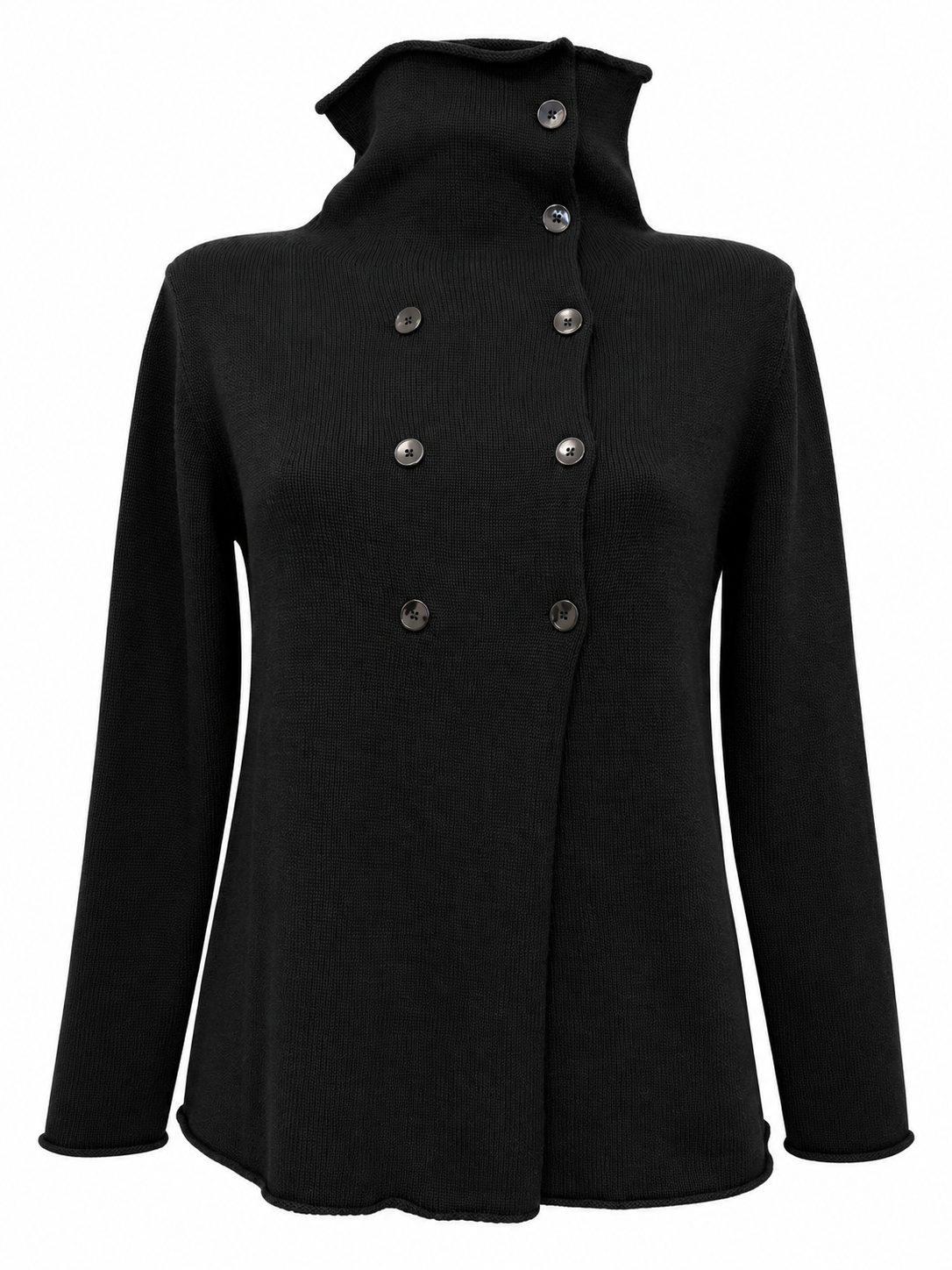Cardigan doppiopetto pura lana
