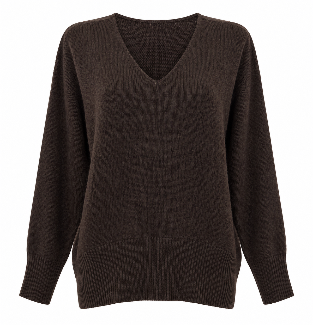 Maglioncino in lana e cashmere scollo a V