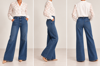 Jeans Palazzo con elastico