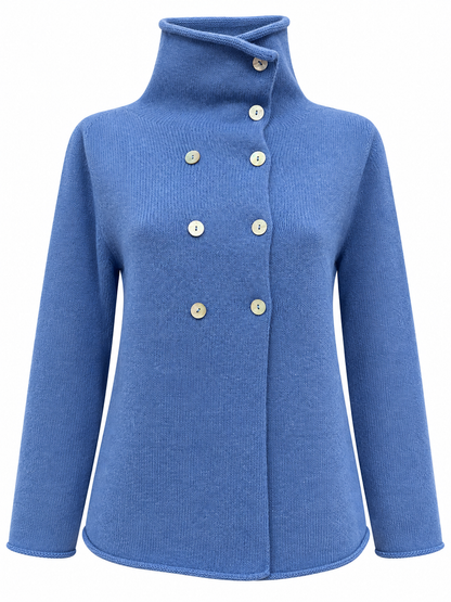 Cardigan doppiopetto pura lana