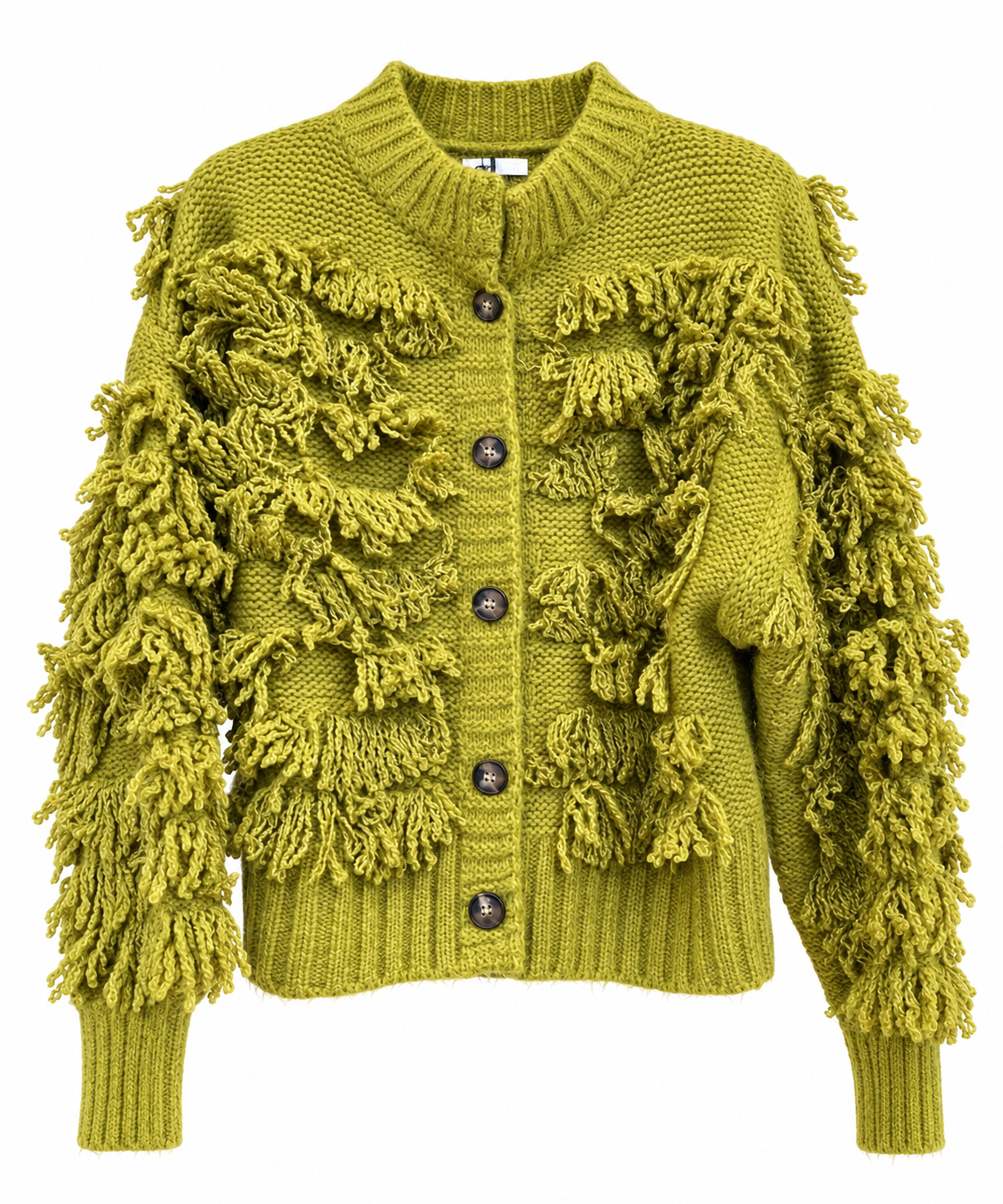 Cardigan Bomber frangiato