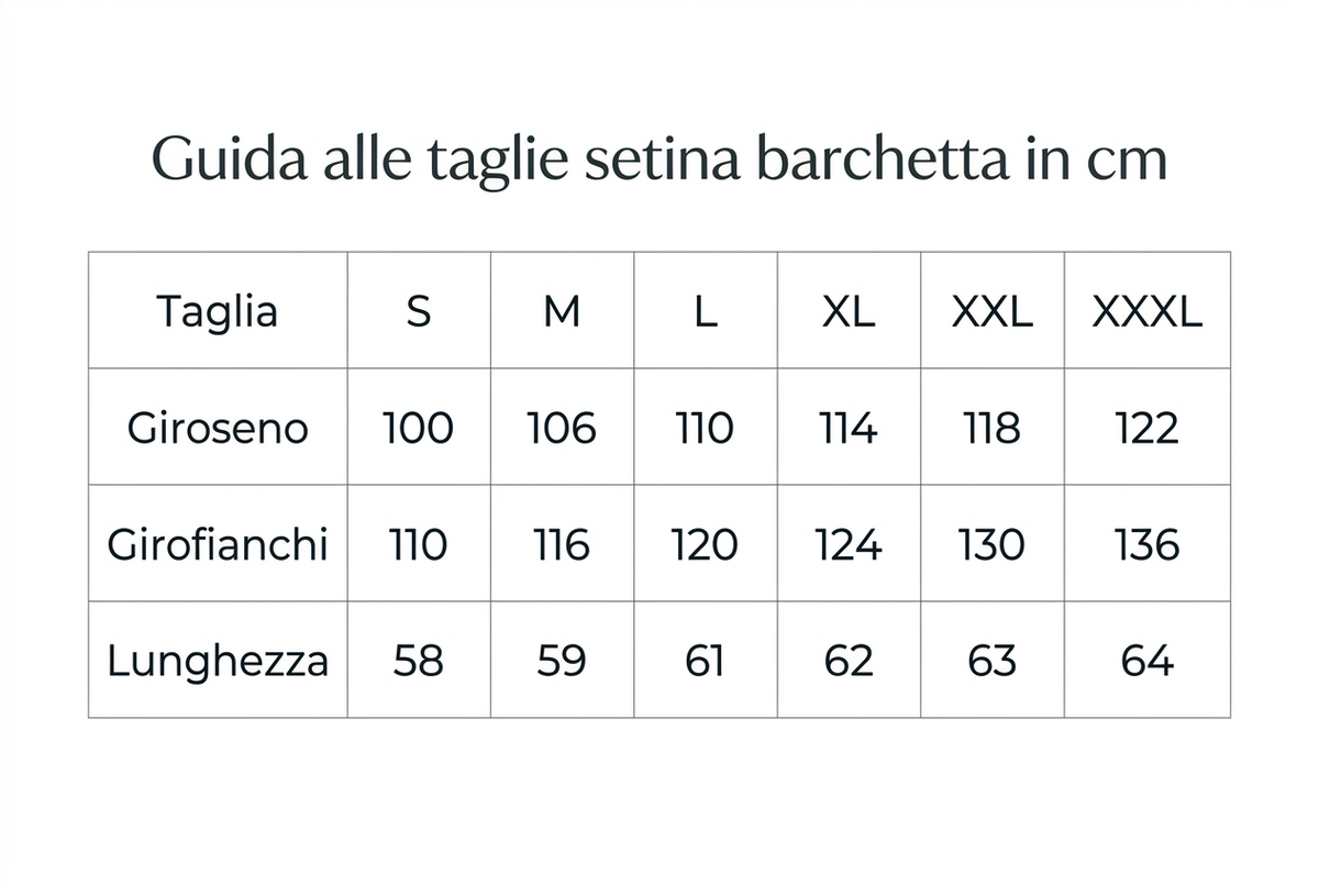 Setina con collo a barchetta