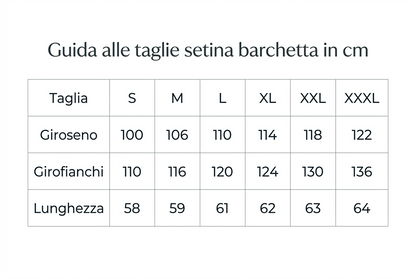 Setina con collo a barchetta
